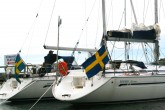 Výlet na lodi, pobřeží Göteborgu